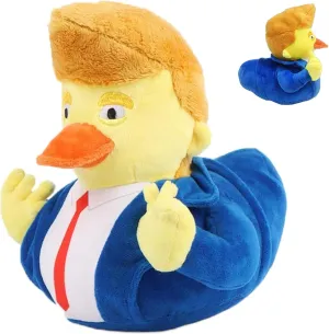 ULTHOOL 2024 Trump Duck Plush, Trump Merchandise Duck Stuffed Doll, 9.5in Funny Trump Ducks Decorations, Collectible Trump Plush Toys for Fans