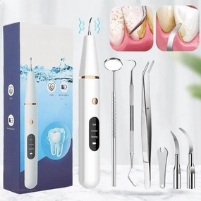 Ultrasonic Tooth Cleaner Set - Rechargeable Oral Care System