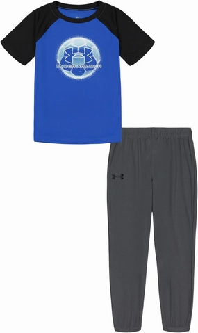 Under Armour boys Short Sleeve Tee and Jogger Set