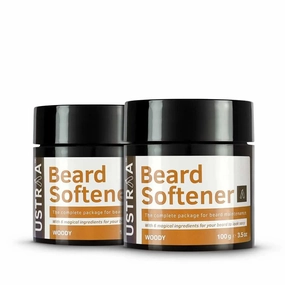Ustraa Beard Softener Woody - 100g (Set of 2)