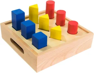 Vaguelly 1set Funny Geometric Toys for Early Education Shapes for Preschool Learning Develop Skills Counting Sorting Coordination Imagination Teaching Aid for Boys and Girls