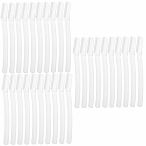 VALICLUD 3sets 10pcs Portable Eyebrow Trimmer Safe Eyebrow Shaver with Cover for Travel Home Use and Office Professional Style Results 10pcs*3