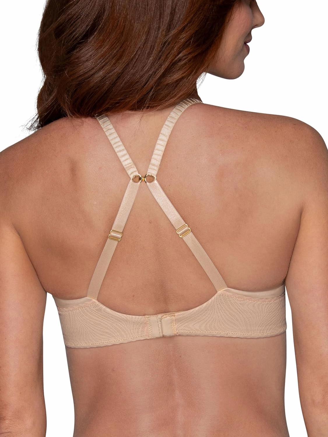 Vanity Fair Women's Effortless Wireless Bra, Buttery Soft Fabric & Lightweight Memory Foam Cups up to DD