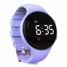Vibrating Alarm Reminder Watch Silent Wake Up Watch - with Multi Alarms and Lock (Purple)