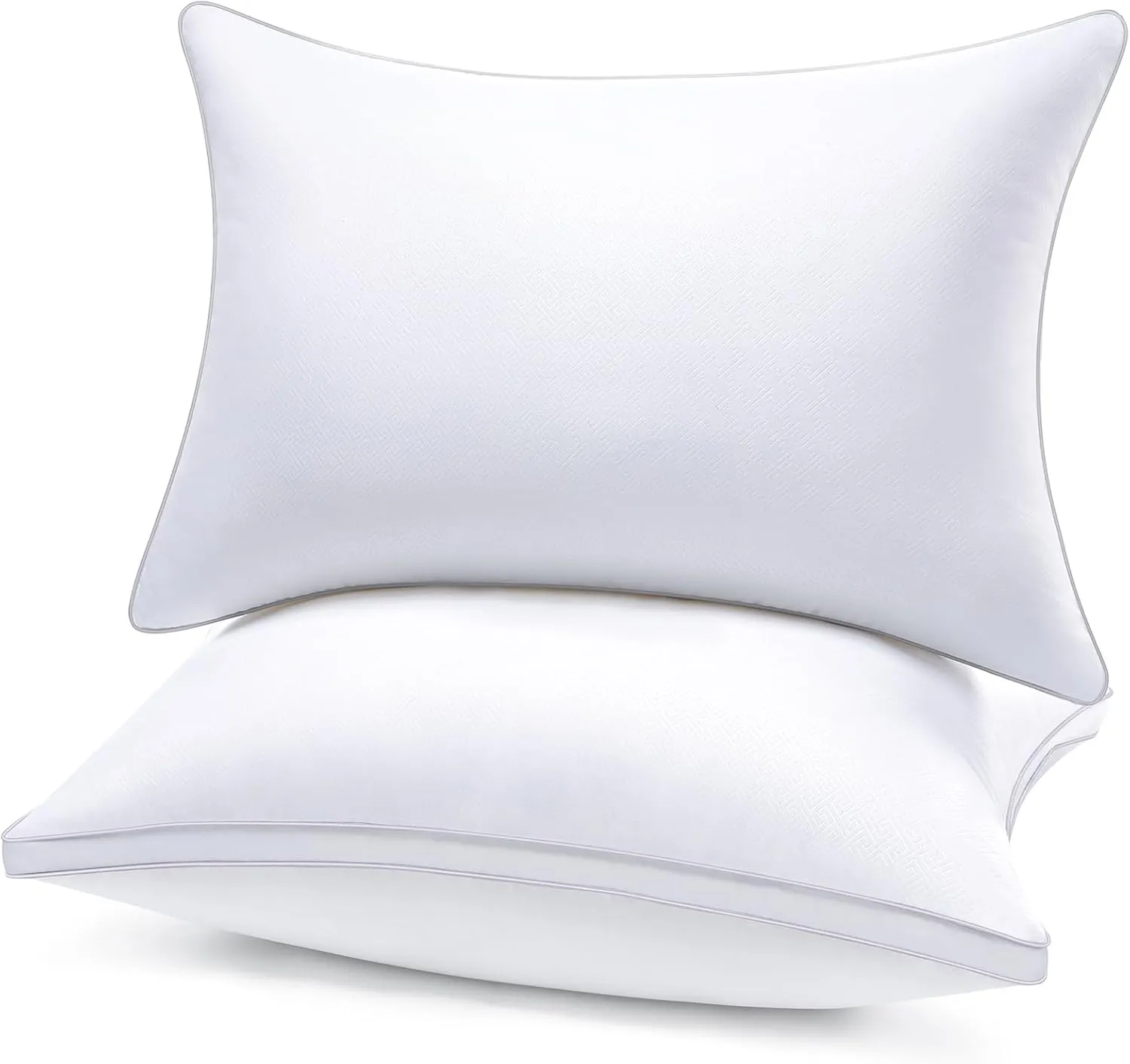viewstar Pillows Standard Size Set of 2, Hotel Quality, Down Alternative Gusseted Bed Pillows for Side, Back, or Stomach Sleepers, Soft 17" x 26"