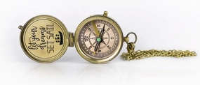 Vintage Handmade Brass Compass, Nautical Pocket Compass, Decorative Antique Gift by Royal Replica