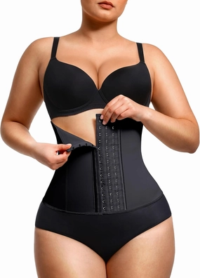 Waist Trainer for Women Latex Underbust Waist Cincher Corset, Tummy Control Corset Sport Girder Hourglass Body Shaper