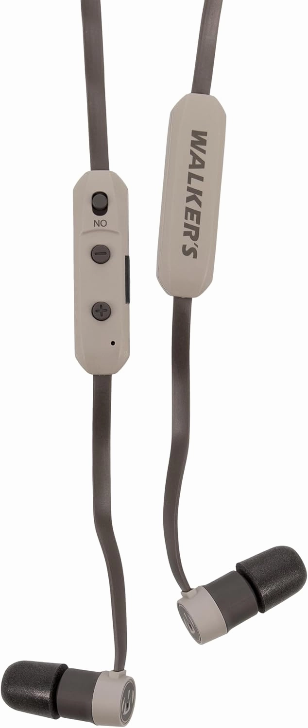 Walker's Shooting Training Protection 29 DB Omni-Directional Microphone Rope Hearing Enhancer Earbuds
