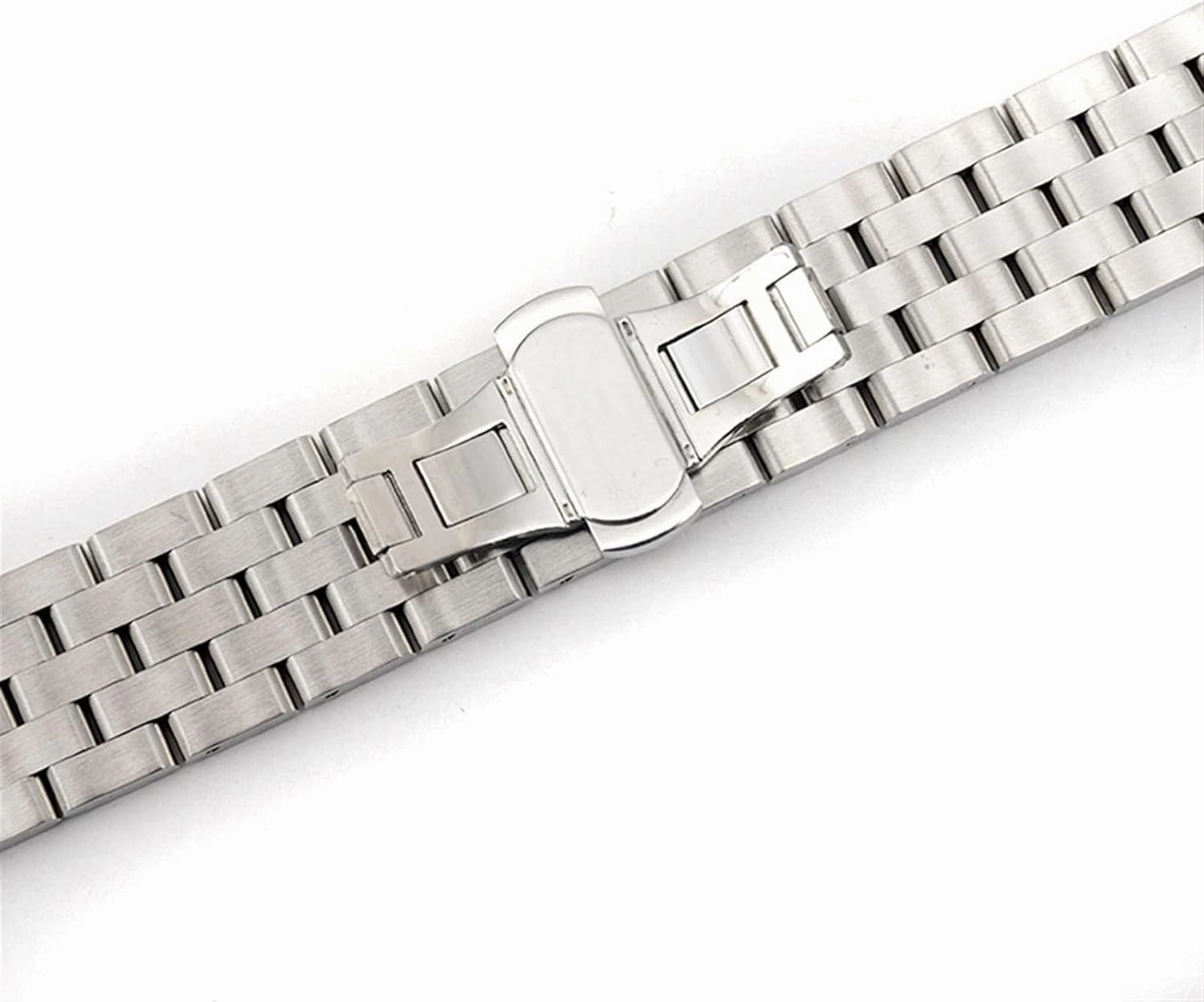 Watch Strap 20mm, 22mm, 24mm, 26mm Black/silver Stainless Steel Quick Release Link Metal Men's And Women's Business Watches