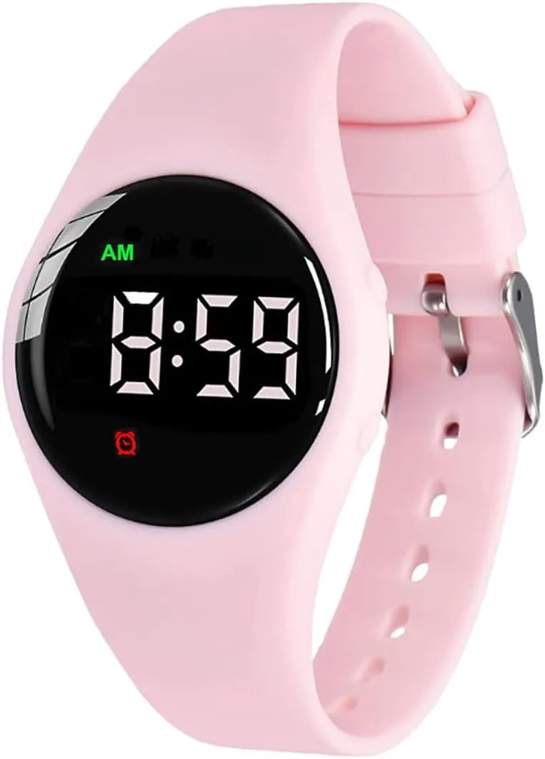 Water Resistant Potty Training Watch Rechargeable Vibrating Alarm Reminder Watch Silent Wake Up Watch - with Lock