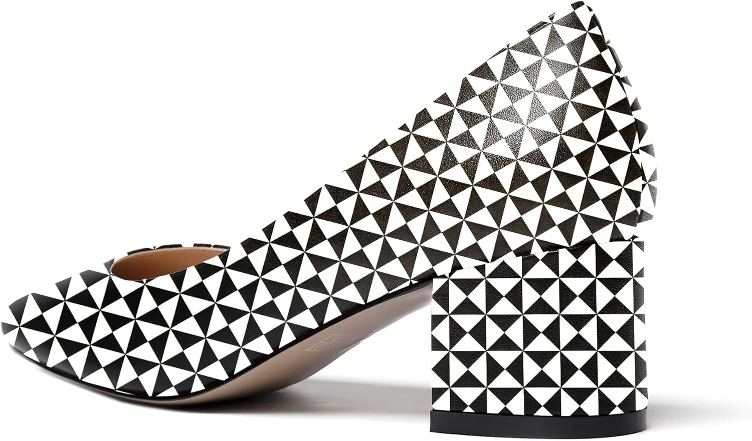 WAYDERNS Women's Matte Round Toe Slip On Block Chunky Low Heel Pumps Shoes 2 Inch