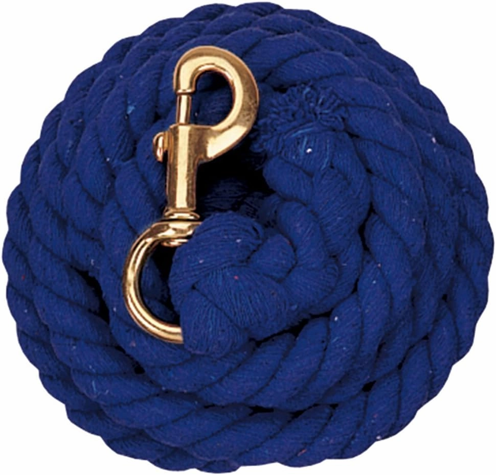 Weaver Equine Performance Lead Rope, Long Horse Lead Rope with Quick Halter Attachment, Soft Comfort Grip, Barn Horse Tack for Daily Use & Showing