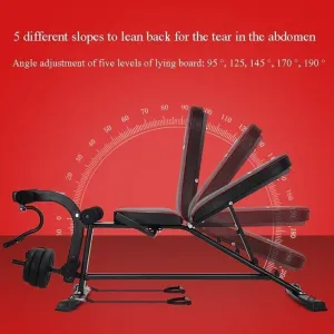 Weight Benches Folded Weight Bench Dumbbell Stool Multifunction Fitness Equipment Crunches Abs Room for Full Body Workout and Home Gym
