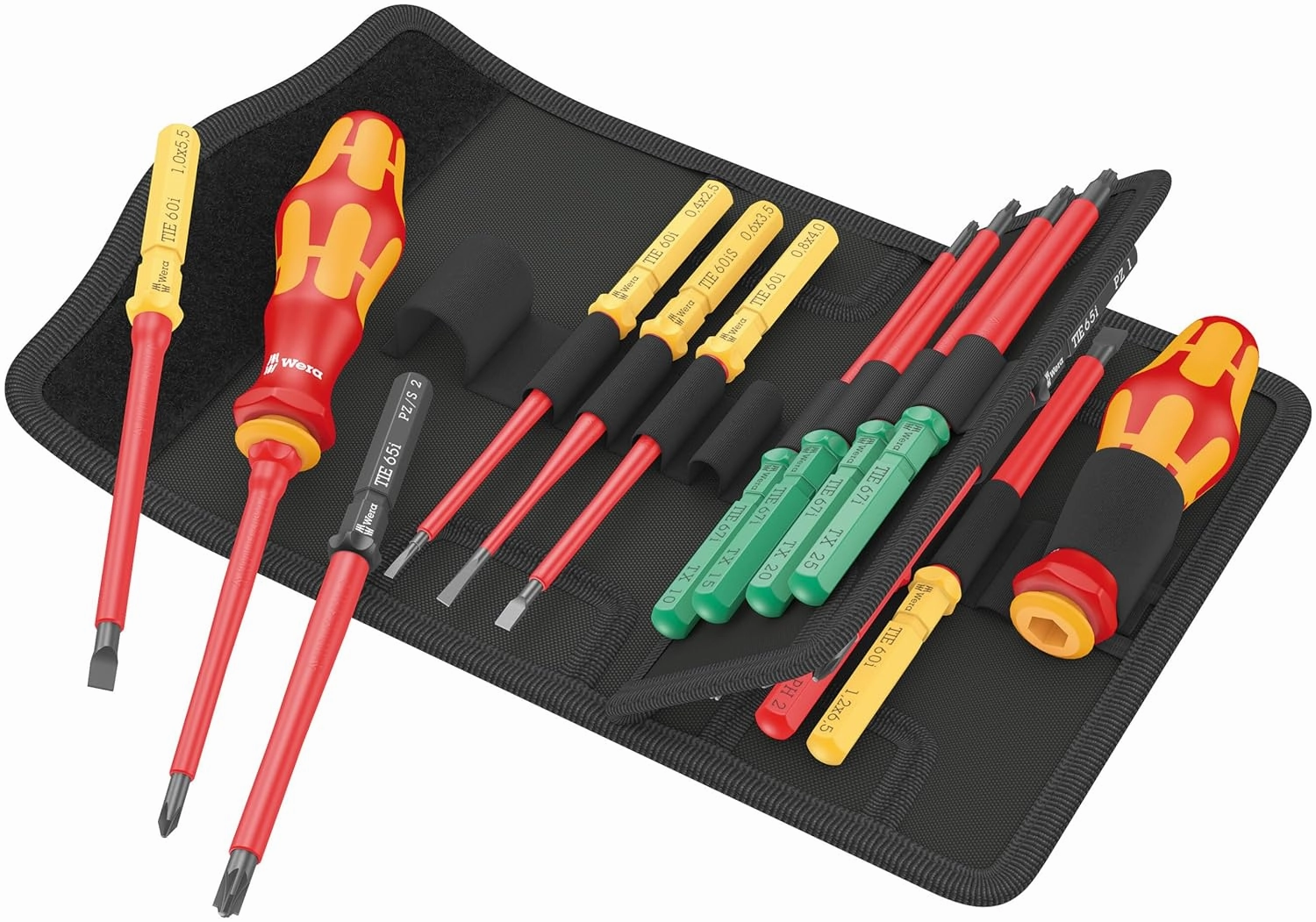 WERA - 05006611001 - Kraftform Kompakt VDE 17 Universal 1 Tool Finder, 17 Pieces