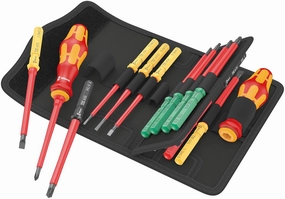 WERA - 05006611001 - Kraftform Kompakt VDE 17 Universal 1 Tool Finder, 17 Pieces