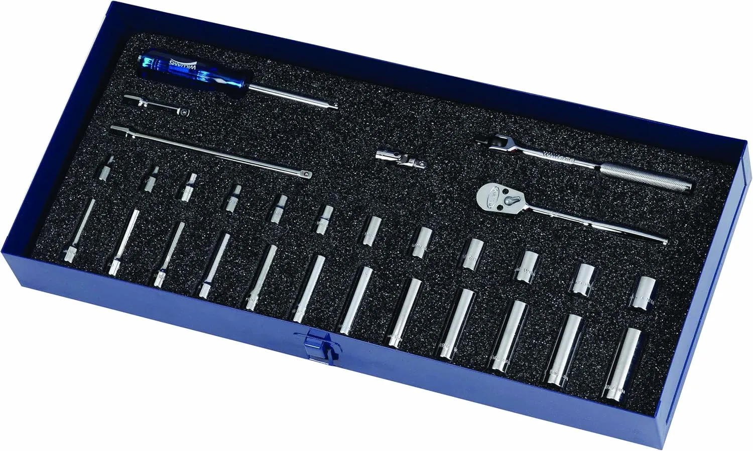Williams MSM-30HF 30-Piece Metric Socket and Drive Tool Set