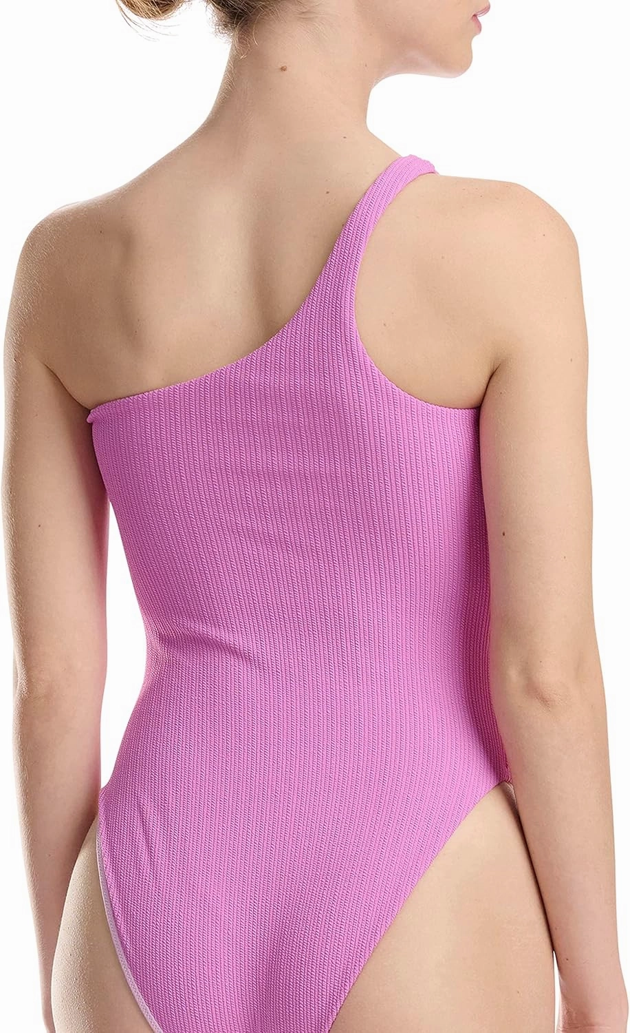 Wolford Ultra Texture Swimsuit for Women Asymmetrical One-Piece Beachwear One-Shoulder Design Swimwear for Pool or Beach