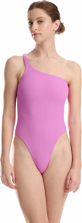 Wolford Ultra Texture Swimsuit for Women Asymmetrical One-Piece Beachwear One-Shoulder Design Swimwear for Pool or Beach