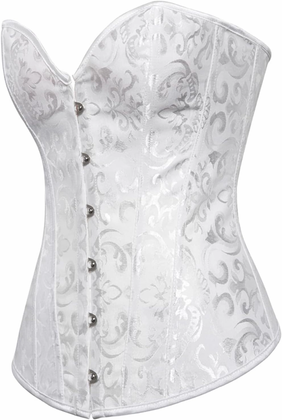 Women's Bustier Corset Top Sexy Lingerie Sets Black Satin Waist Cincher
