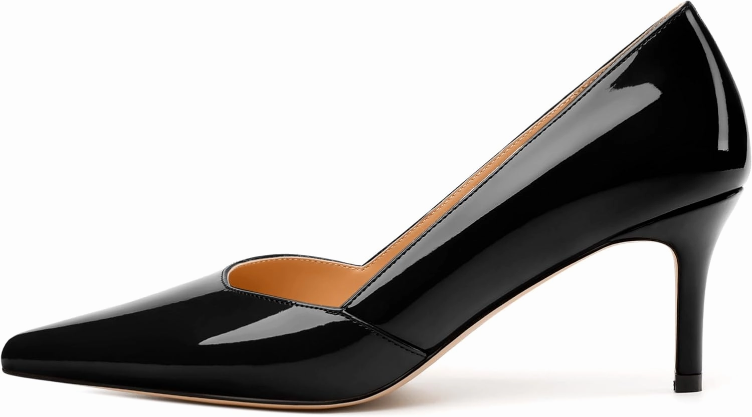 Women's Closed Toe High Stiletto Heels Dress Pointed Toe Daily Patent Pumps Shoes