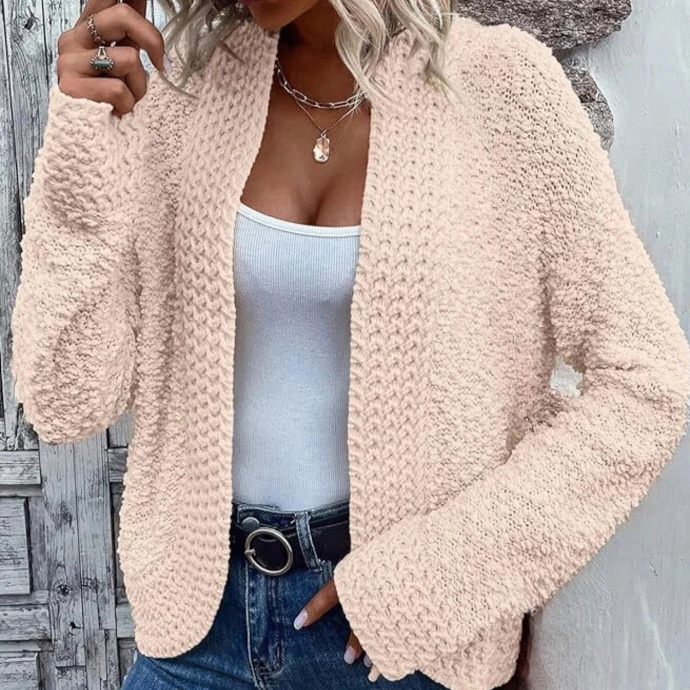Women's Pink Teddy Coat - Fluffy Plush Jacket & Cozy Winter Wear