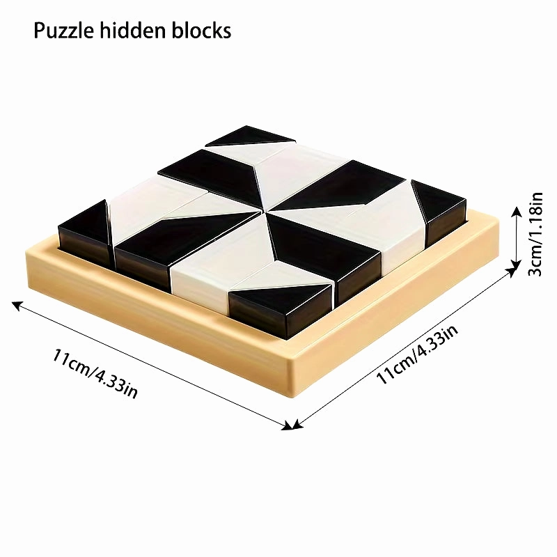Wooden Hidden Interactive Puzzle For Children