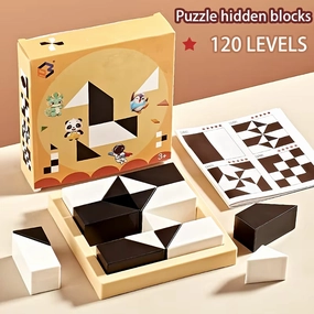 Wooden Hidden Interactive Puzzle For Children