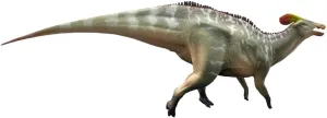 XINPANYIAN HAOLONGGOOD Parasaurolophus Dinosaur Ancient Prehistory Animal Model, 1:35 Scale (Color A)