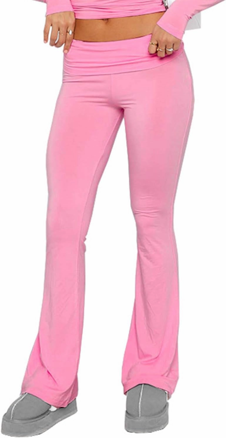 Xixiuly Women Casual Skinny Leggings Flare Bell Bottom Bootcut Low Waist Yoga Pants Palazzo Long Trousers Jogger Sweatpants