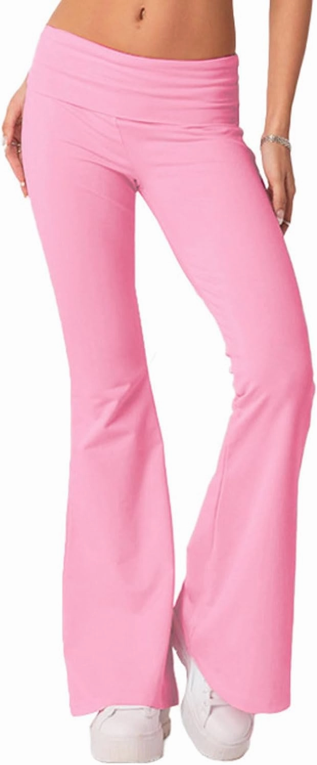 Xixiuly Women Casual Skinny Leggings Flare Bell Bottom Bootcut Low Waist Yoga Pants Palazzo Long Trousers Jogger Sweatpants