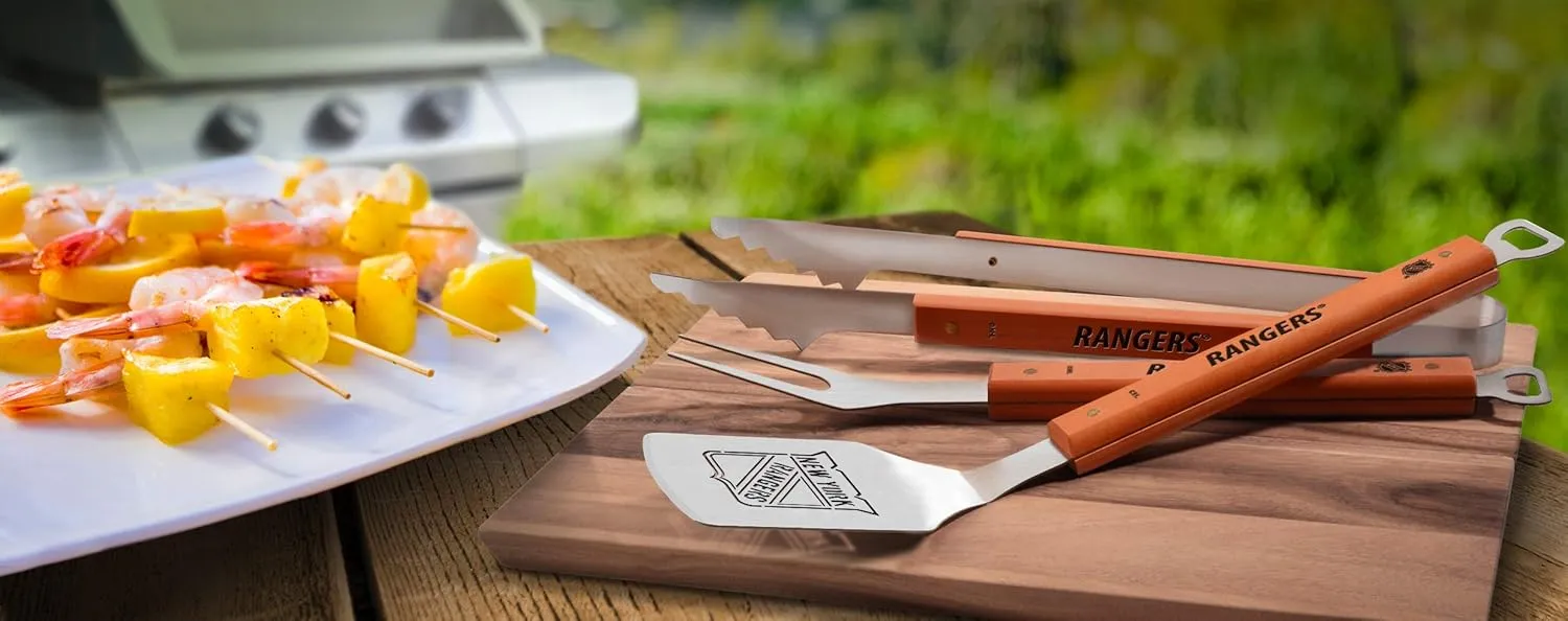 YouTheFan NHL New York Rangers Classic Series 3-Piece BBQ Set