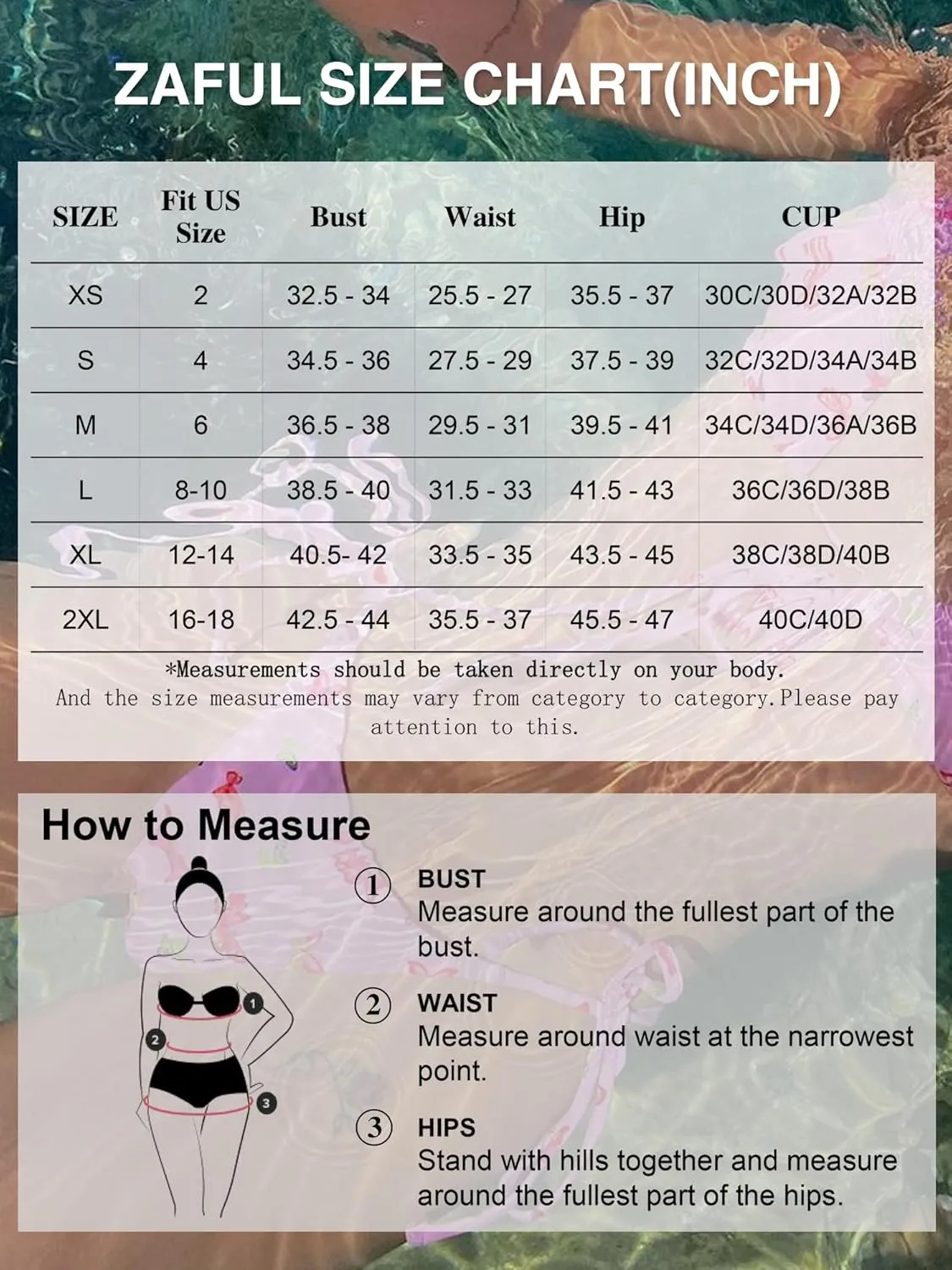 ZAFUL Women 2 Piece Strapless Bikini Swimsuits Ruffle Ribbed Self Tie Bandeau Bikini Set High Cut String Bathing Suits