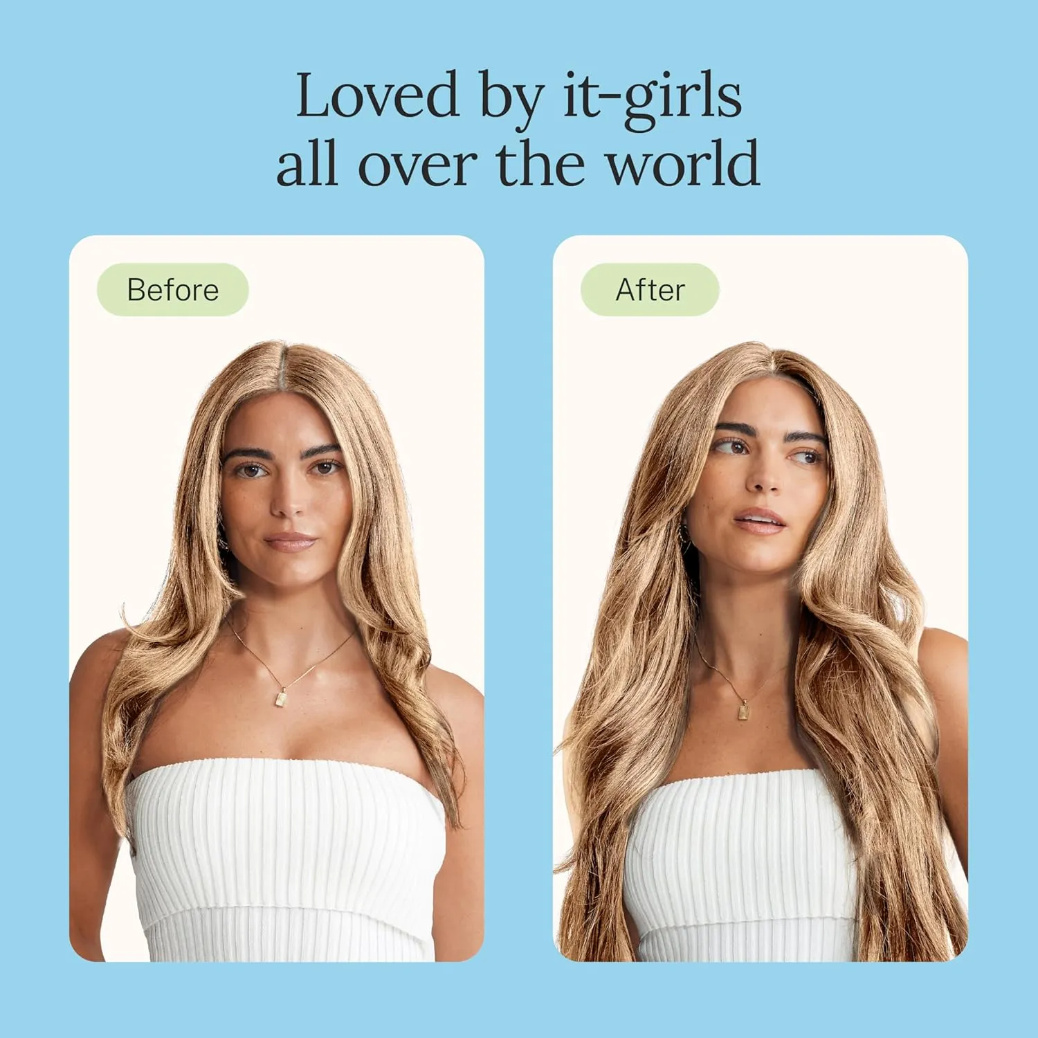 Zala Clip In Hair Extensions - 100% Remy Human Hair - Natural, Silky & Straight Discreet Clip in Extensions - Blend Easy into Natural Hair - 5 Piece Set, in Honey Blonde (100g / 20 inch)