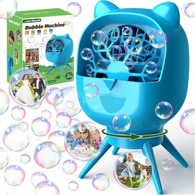 Zerhunt Bubble Machine Rechargeable Bubble Maker: 500ML Automatic High-Output Bubble Blower for Parties Weddings Birthdays & Outdoor Activities - Bubble Toys for Kids Toddlers & Family Entertainment
