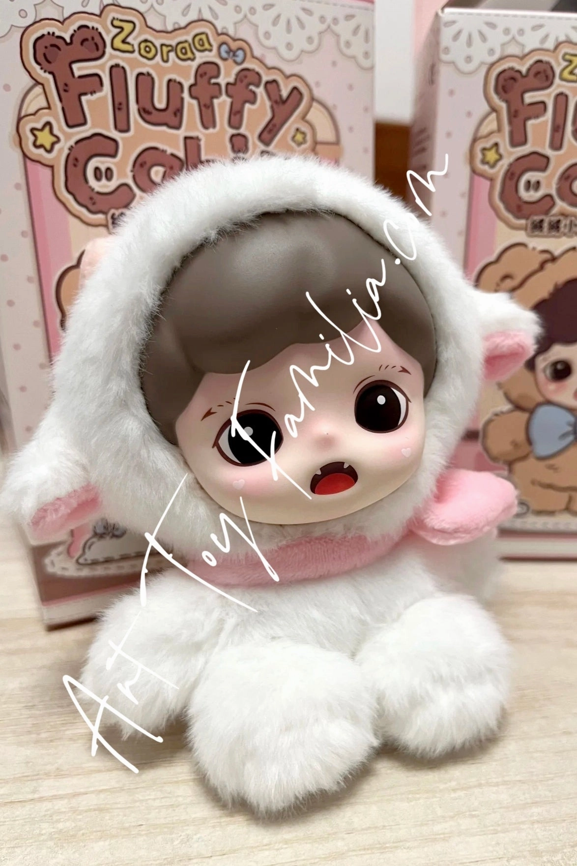 Zoraa Fluffy Cabin Series Vinyl Plush Doll - 绒绒小屋搪胶毛绒系列公仔