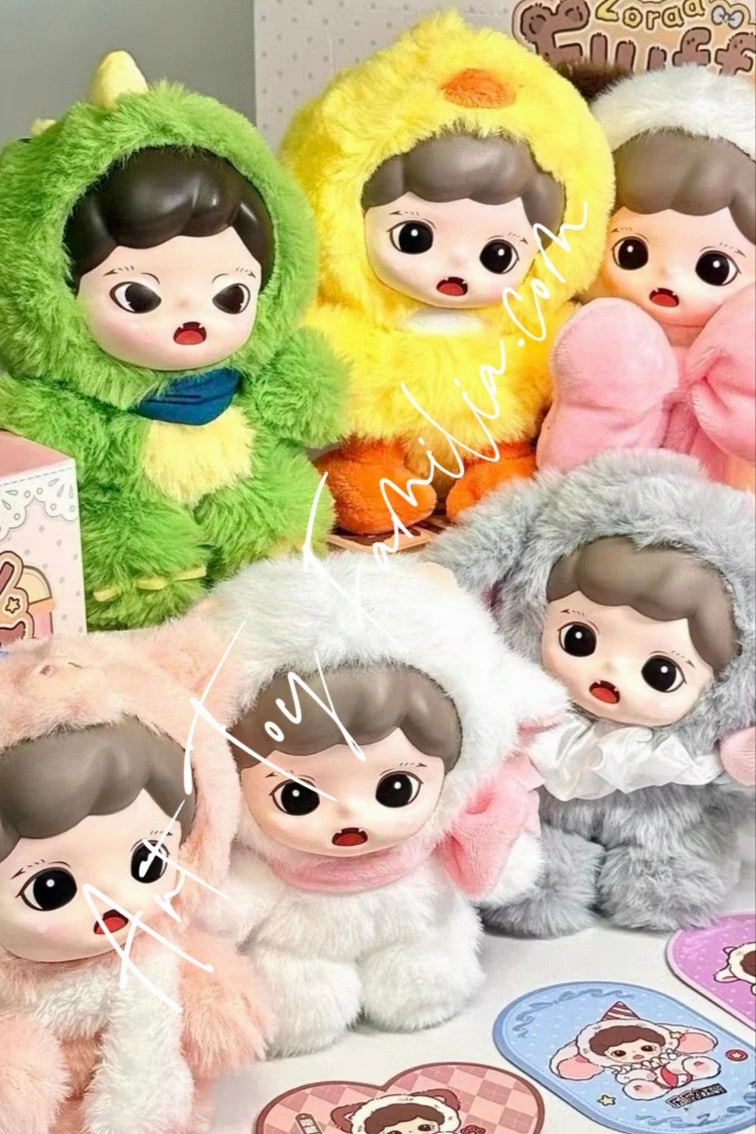 Zoraa Fluffy Cabin Series Vinyl Plush Doll - 绒绒小屋搪胶毛绒系列公仔
