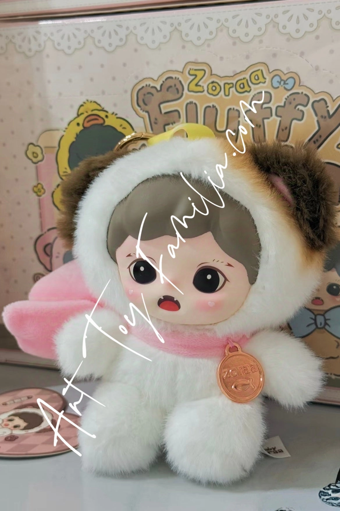 Zoraa Fluffy Cabin Series Vinyl Plush Doll - 绒绒小屋搪胶毛绒系列公仔